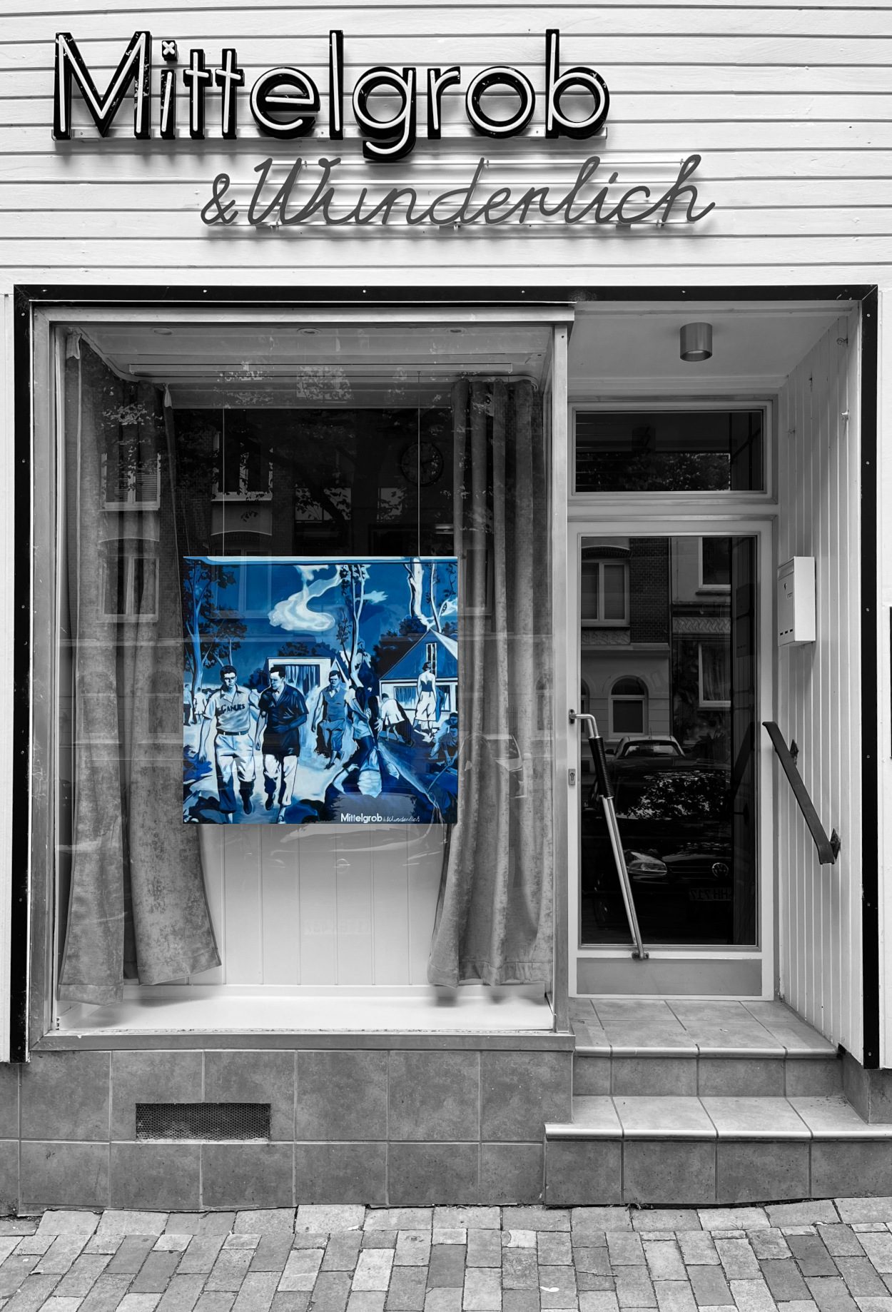 Ladenfront Mittelgrob & Wunderlich, Lutherstraße 4, Kiel